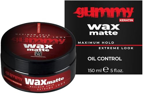ORIGINAL Fonex GUMMY MATTE LOOK HAIR WAX 140ML With Keratin,Green,140 ml (Pack of 1)