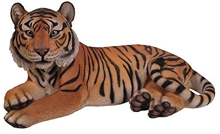 Vivid Arts Tiger, Kunstharz Gartendeko