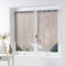 Douceur d'Intérieur 2 Netzvorhänge, Pompon, 60/160, Voile, Salina-Line, Keramik, leinen, 2 X 60 X 160 cm, 2