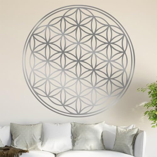 Blume des Lebens - Baum Wandtattoo in 6 Größen - Wandaufkleber Wall Sticker - Dekoration, Küche, Wohnzimmer, Schlafzimmer, Badezimmer