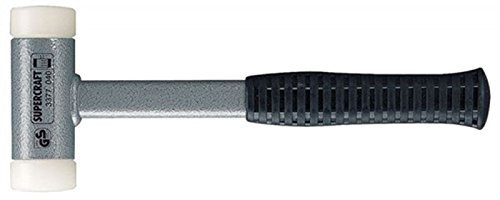 Supercraft Schonhammer, mit bruchsicherem Stahlrohrstiel und ergonomisch geformtem, rutschsicherem Griff | D=45 mm | 3377.045