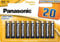 Panasonic, Alkaline Power, AA batterie alcaline, confezione da 20, Mignon, LR6, 1.5V, 7 anni in magazzino, per telecomandi, bilance, orologi, energia affidabile e duratura
