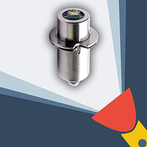 Maglite Umbau/Upgrade LED-Leuchtmittel für MAG-NUM Star II Bi-Pin, Maglite Taschenlampe 2D/2C Zelle Cree XP-G2