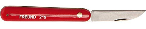 Freund-Victoria 219 Kopuliermesser, silber/rot, 16.5 x 8 x 1.5 cm