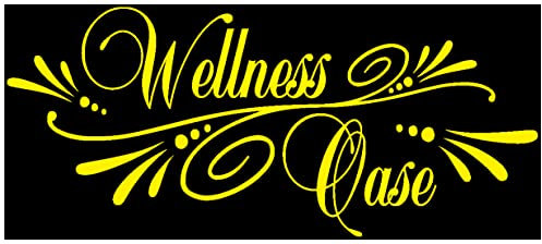 Samunshi® Wandtattoo Wellness Oase Wandsticker 90 x 39cm gelb