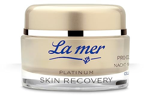 La mer Platinum Skin Recovery Pro Cell Cream Nacht - Regenerierende Nachtpflege mit Anti Aging Effekt - Ideal zur Verzögerung der Hautalterung - Nährend und pflegend - 50 ml