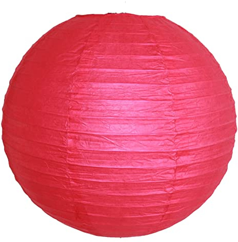 AAF Nommel®, 514, Lampion 1 Stk. Papier pink unifarben japanisch rund Durchmesser 30 cm