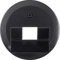 Hager Nostalgia – Plaque centrale pour 1 prise EUA Noir