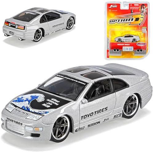 Nisan 300zx 300 Zx Silber Tuning Neu Ov 1/60 1/64 Jada Modellauto Modell Auto