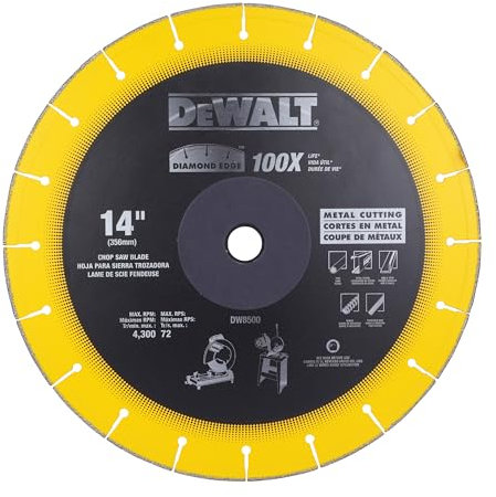 DeWALT Dw8500 35,6 cm par 2,5 cm Diamond Edge Chop Lame de scie
