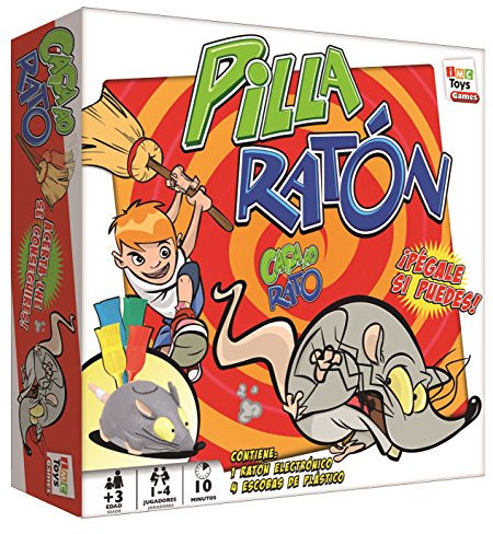 IMC Toys Pilla Ratón | Juego divertido en el que tendrás que coger al ratón para que no se te escape - Para niños +8 Años