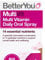 BetterYou MultiVit Daily Oral Spray, Includes 14 Essential Nutrients to Support Health and Wellbeing, Multi Vitamin, Natural Blackcurrent and Plum Flavour, 25 ml