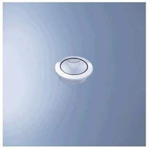 GROHE Druckknopf und Rosette (Original Ersatzteil, Langlebig, Robust, Herstellergarantie: 5 Jahre), Mattchrom/Chrom, 42311PI0