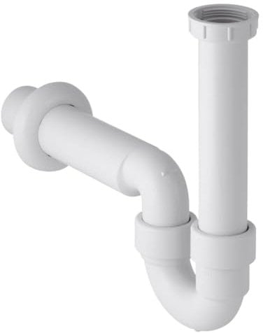 Geberit Ausgussbecken-Ablauf d 50 mm weiss in PP mit Anschlussgewinde 152741111