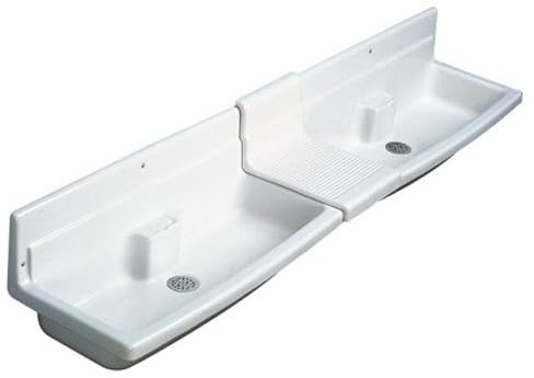 Lavabo collectif THOIRY Lg : 90cm Céramique Blanc P312001