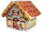 ROTH Räucherkegel-Adventskalender Räucherhaus gefüllt mit 24 verschiedenen Räucherkerzen, Räucherkerzchen-Kalender für die Vorweihnachtszeit