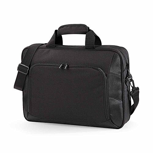 Quadra - Sacoche organiseur à bandoulière pour bureau et ordinateur portable - QD268 - coloris noir