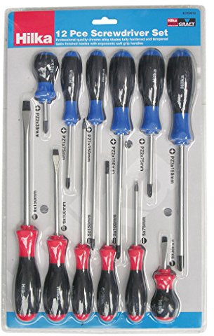 12PC Soft Grip Screwdriver Set