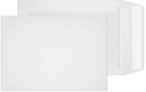 Blake Purely Packaging 5111 Versandtasche Mit Papprückwand Haftklebung Weiß C5 229 x 162 mm - 120g/m² | 125 Stück