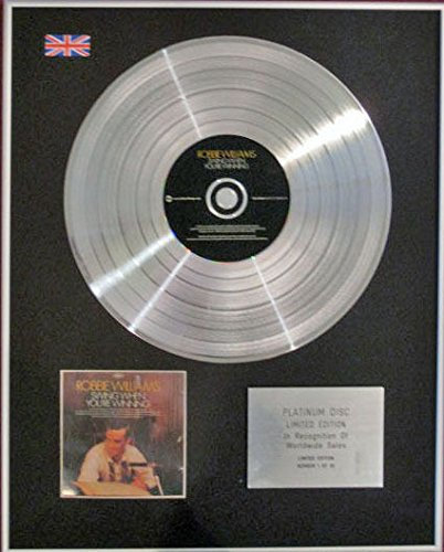 Century Music Awards Robbie Williams – CD Platin-Disc-Swing, wenn Sie gewinnen