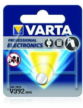 VARTA Lot de 4 Piles oxyde argent pour montres V392 (SR41) SR736SW High Drain