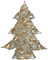 WeRChristmas Silber gewebt Rattan Warm Weiß LED Weihnachtsbaum Glitzer Beschichtung, 33 cm