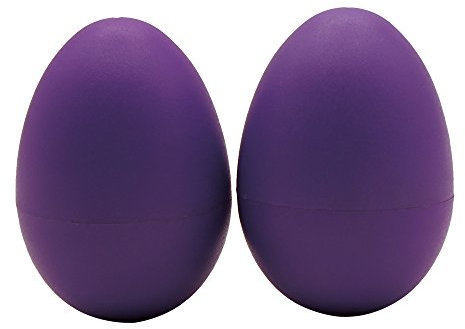 Paire Oeufs Plastique Instruments à Percussion Musical Maracas Shakers Rythme Sonore