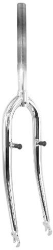 Vicma – Forcella MTB 26 pollici, acciaio cromato, 1 pollice, interno: 25,4 MM – Esterno: 28,6 mm – tassi di freni v-brake – Argento