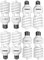 BOLLUMA 8 x Fotolampe E27 45W 5500K Fotolicht, Studioleuchte Spirallampe Tageslichtlampe Energiesparende Beleuchtung für Fotografie Produktfotografie Fotostudio Softbox