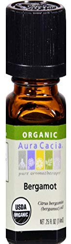 Aura Cacia Organic, Bergamot, 0.25 Fluid Ounce