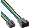 InLine 33328A Fan Cable Extension PWM 4-Pin Molex Male/Female 0.3 m