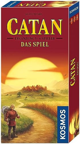 Kosmos 693428 - Catan - Ergänzung für 5-6 Spieler, Neue Edition, Strategiespiel, Brettspiel-Klassiker
