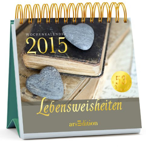 Lebensweisheiten 2015: Postkartenkalender