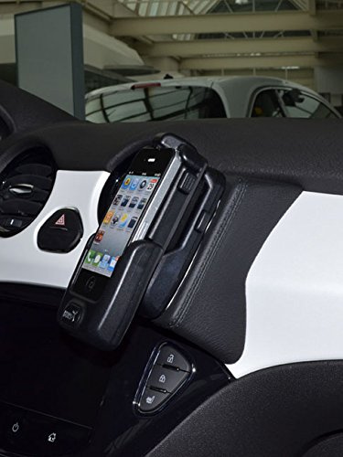 KUDA 094675 Halterung Kunstleder schwarz kompatibel passend für Opel Adam ab 2013