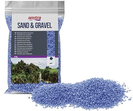 Amtra Wave A4022751 Keramikquarz, 5 kg, hellblau