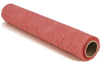 Rayher 5521816 Faserseide: Modern, 30cm, Rolle 5m, rosé