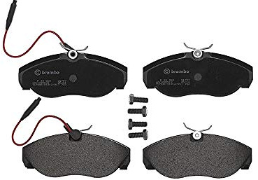 Brembo P 23 068 Bremsbelagsatz, Scheibenbremse - (4-teilig) | Kompatibel mit: CITROËN JUMPER I Bus, JUMPER I Kasten, JUMPER I Pritsche/Fahrgestell, FIAT DUCATO Bus, DUCATO Kasten
