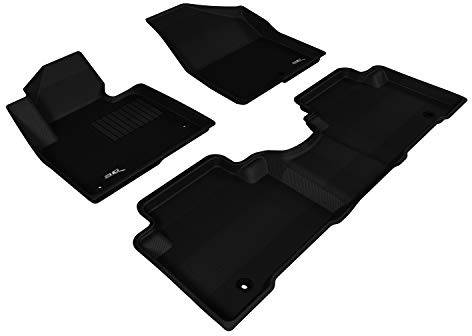 3D MAXpider Kagu Floor Mat Compatible with Hyundai Santa Fe Sport 2013-2018
