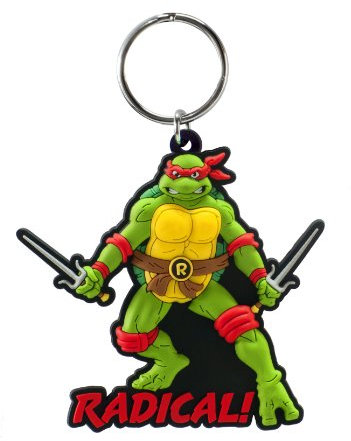 Nickelodeon Raphael Soft Touch PVC Key Ring