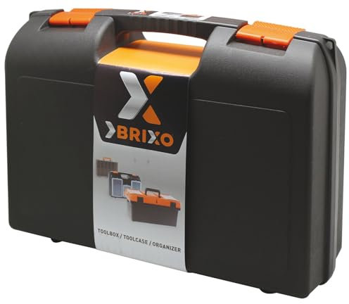Brixo Cassetta Portatrapano Antiurto 37x28,5x12 cm – Protezione Resistente per Trapano e Utensili