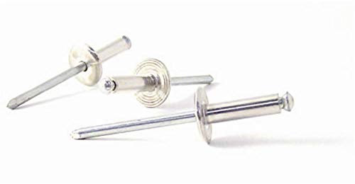 Bralo - Remache flor aluminio/acero ancha diámetro 4,8x24mm