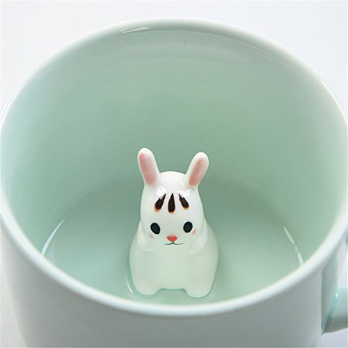 ZAH 300 ml 3d Animal Tasse Matin Mug