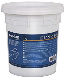 Cofan Pasta lavamani con particelle da 1 kg | Gel mani per eliminare lo sporco ostinato | Non danneggia la pelle