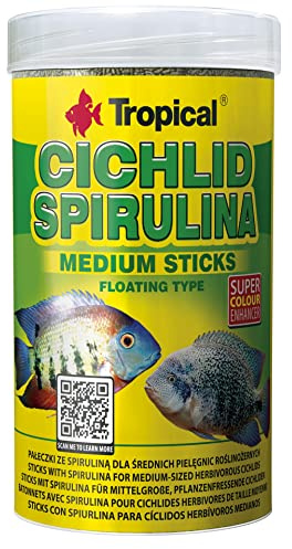 Tropical Cichlid Spirulina Medium Sticks, 1er Pack (1 x 250 ml)