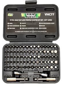 VIM Tools TESTEL vhc77 'Satz' Half Cut Gedrungen Bit Set