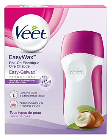 Veet EasyWax Roll On - Kit d'Epilation à la Cire