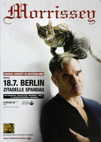 Morrissey - The Last Playboy, Berlin 2011 » Konzertplakat/Premium Poster | Live Konzert Veranstaltung | DIN A1 «