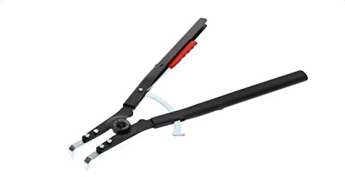 GEDORE Montagezange für Sicherungsring außen, mit Sperrhebel/Klemmschutz, 90degree gewinkelt, Spitzen-Ø: 3,5 mm, 8000 A 51