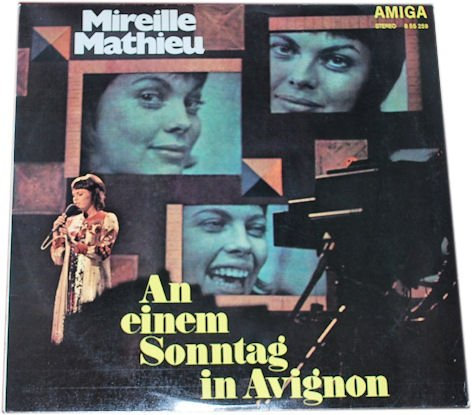Mireille Mathieu:An einem Sonntag in Avignon. AMIGA (VINYL/ SCHALLPLATTE/ LP/)