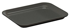 WACA 1302 Auslageplatte Präsentationsschale 190 x 150 x 17 mm, Farbe:schwarz